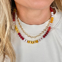 Load image into Gallery viewer, Gemstone Candy Necklace - Chiefs