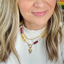 Load image into Gallery viewer, Gemstone Candy Necklace - Chiefs