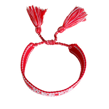 Load image into Gallery viewer, Embroidered Woo Pig Bracelet