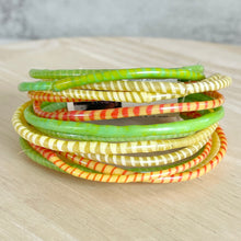 Load image into Gallery viewer, BEACH BANGLES- Citrus Stack