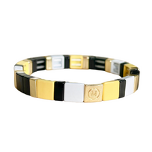Load image into Gallery viewer, Mizzou Tile Bracelet - Black & Gold