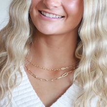 Load image into Gallery viewer, Paperclip Chain Necklace - 3mm