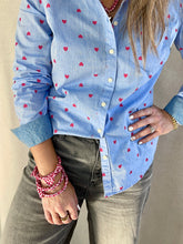 Load image into Gallery viewer, Red Gingham Bandana Bangle
