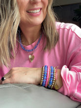 Load image into Gallery viewer, Gemstone Candy Necklace - Periwinkle Pop