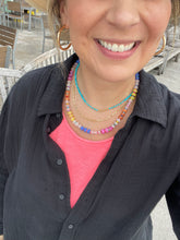 Load image into Gallery viewer, Gemstone Candy Necklace - Zinnia