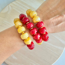 Load image into Gallery viewer, Maddie Bracelet - Red + Yellow