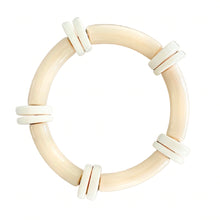 Load image into Gallery viewer, neutral bracelet with wooden texture; perfect for layering and creating interest
