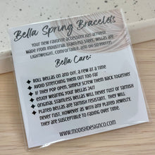 Load image into Gallery viewer, Silver bangle stack spring bracelets everyday wear