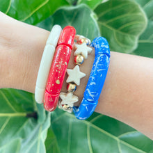 Load image into Gallery viewer, Howlite Star Bracelet - Ivory