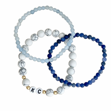 Load image into Gallery viewer, kc jewelry bracelet stack set game day accessory