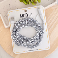 Load image into Gallery viewer, Beaded Phone Charger - Soccer