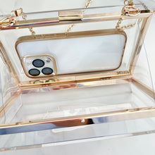 Load image into Gallery viewer, Transparent purse clear crossbody gameday style