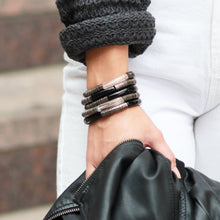 Load image into Gallery viewer, Paris Bracelet - Raven Gunmetal