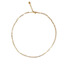 Load image into Gallery viewer, Paperclip Chain Necklace - 3mm