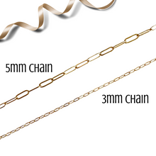 Load image into Gallery viewer, Paperclip Chain Necklace - 3mm