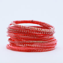 Load image into Gallery viewer, RED BEACH BANGLES