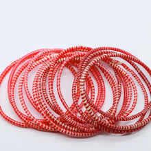 Load image into Gallery viewer, RED BEACH BANGLES
