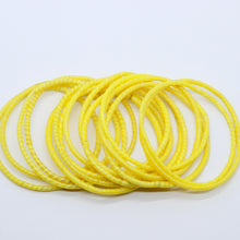 Load image into Gallery viewer, YELLOW BEACH BANGLES