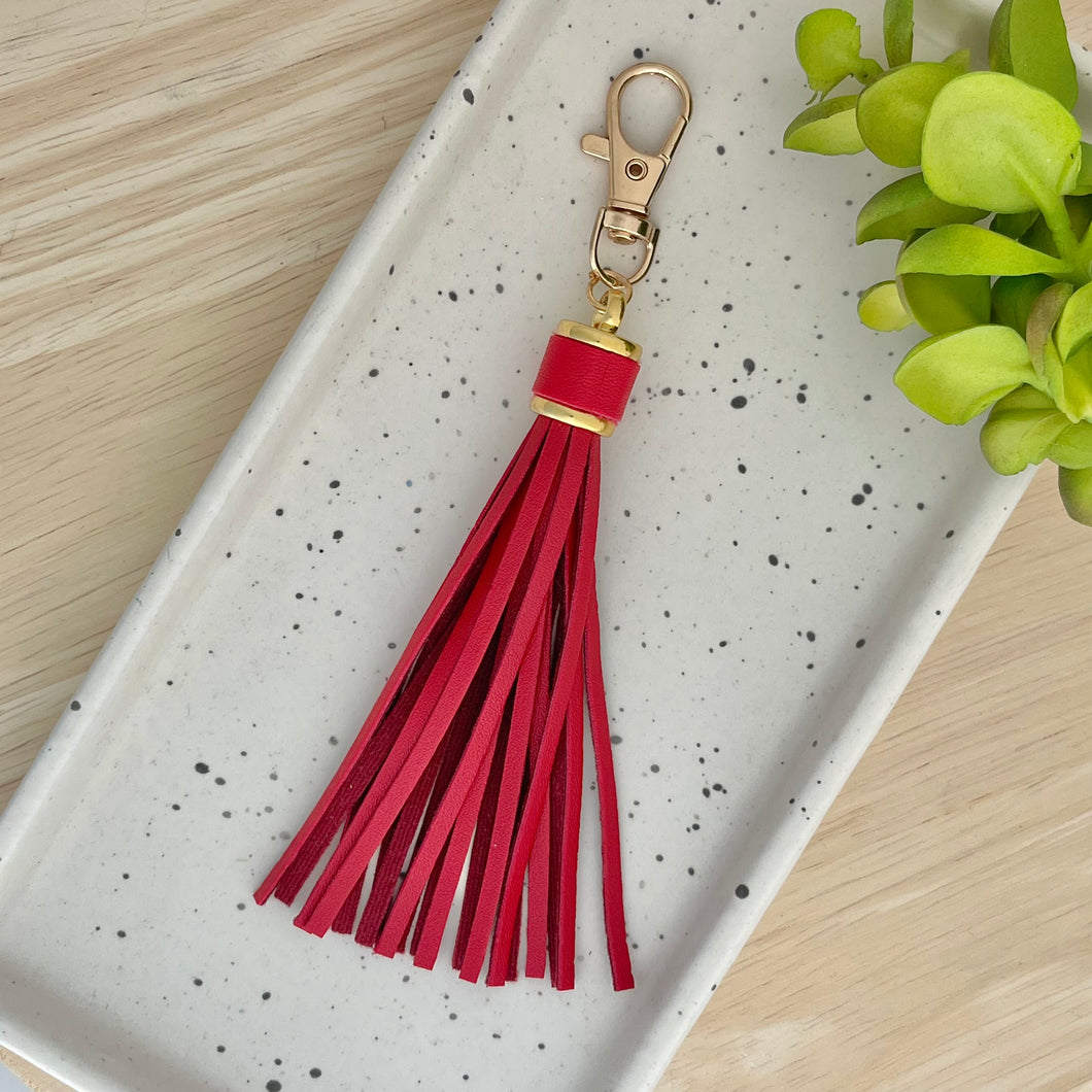 Bag Tassel - Red