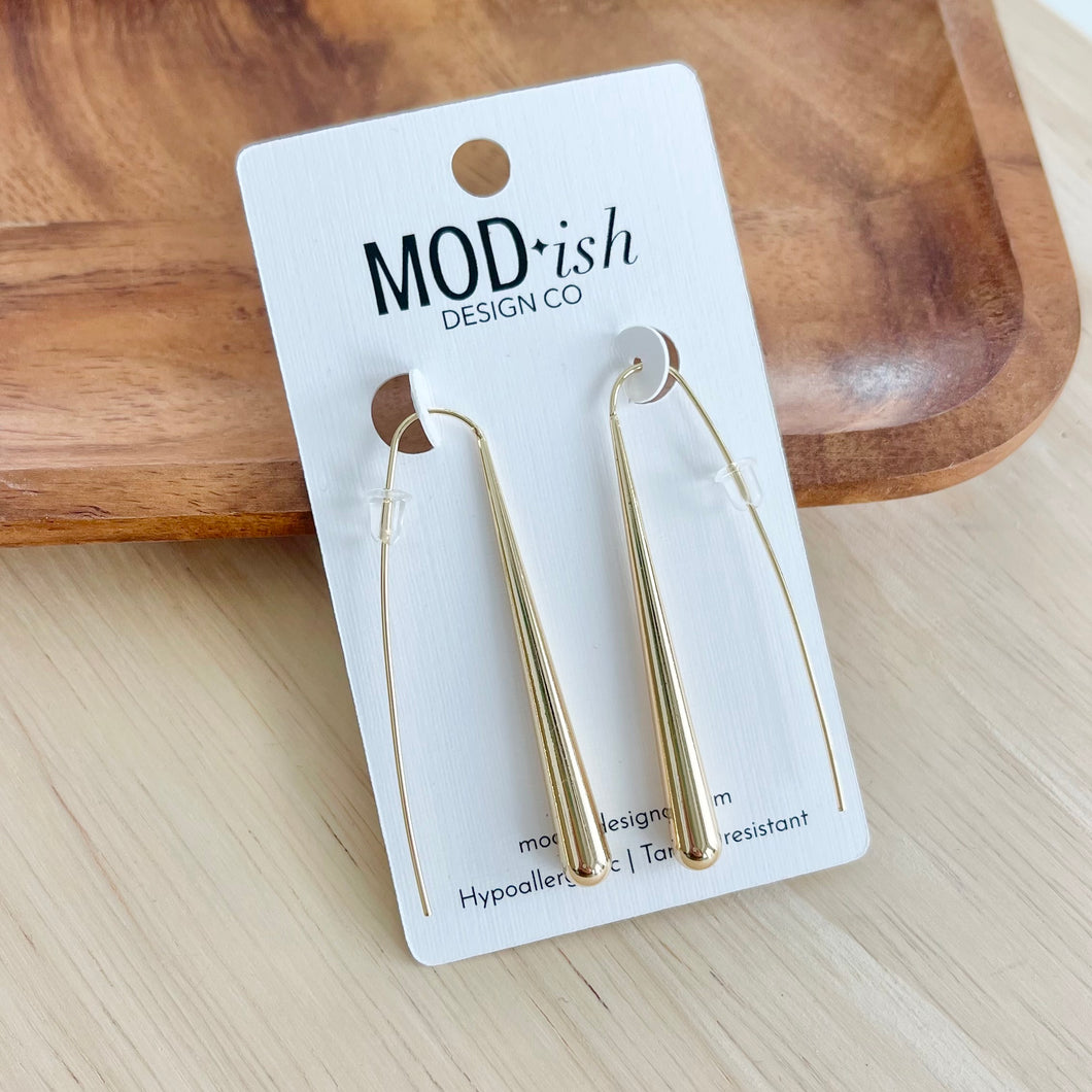 Gold Droplet Earrings