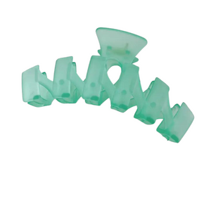 Translucent Zig Zag Claw Clip