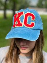 Load image into Gallery viewer, KC Baseball Cap - Teal + Red
