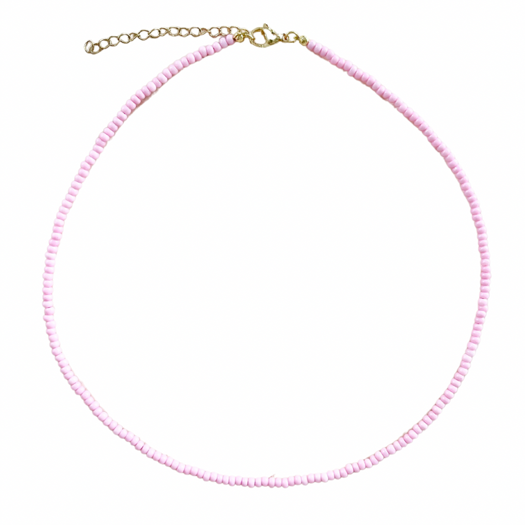 Surf Necklace - Light Pink