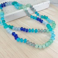 Waves Long Gemstone Candy Necklace