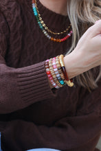 Load image into Gallery viewer, Gemstone Candy Necklace - Fireside
