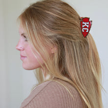 Load image into Gallery viewer, KC Arrowhead Claw Clip
