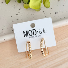 Load image into Gallery viewer, Phoebe Double Hoop Earrings
