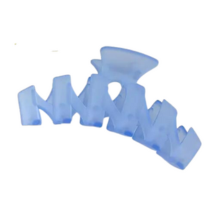 Translucent Zig Zag Claw Clip