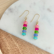 Dolly Gemstone Drop Earrings