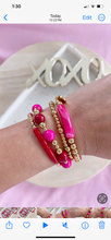 Load image into Gallery viewer, Milan Bracelet - Raspberry Swirl
