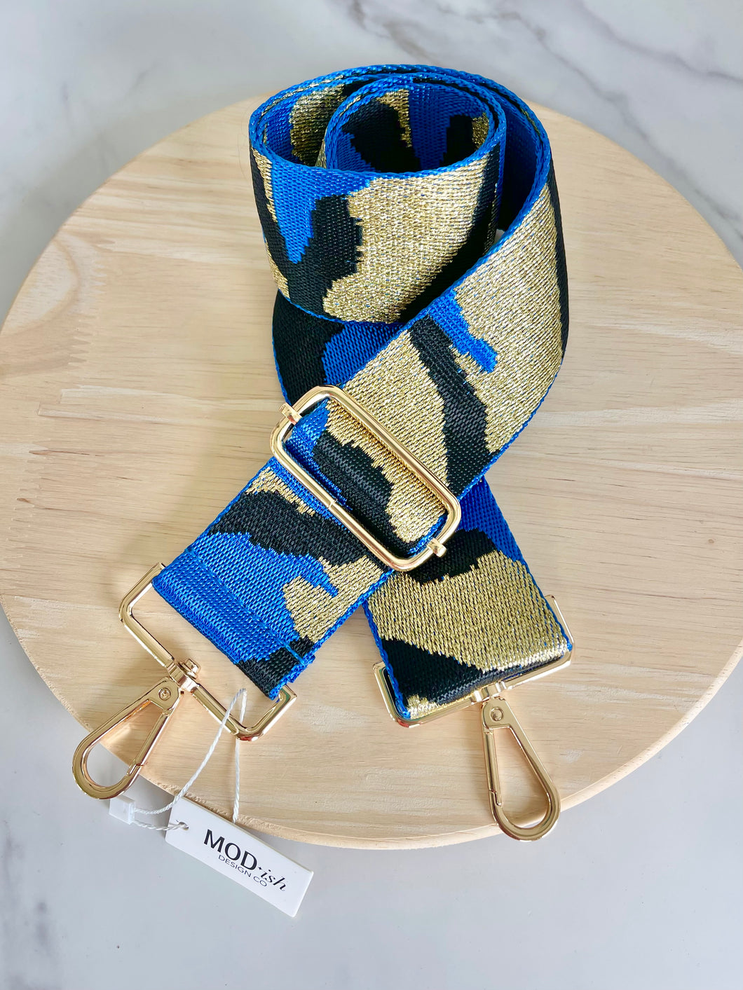 Camo Bag Strap - Royal Blue