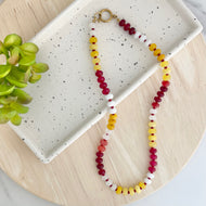 Chiefs Gemstone Candy Necklace