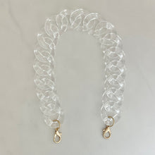 Load image into Gallery viewer, Clear purse chain strap for handbags interchangeable bag accessory
