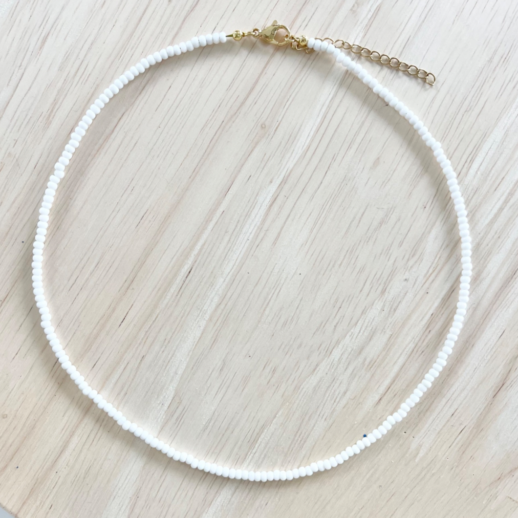 Surf Necklace - White