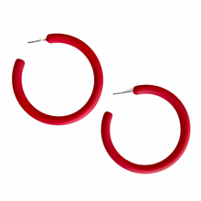 Load image into Gallery viewer, Red Hoops
