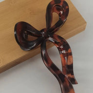 Bow Claw Clip - Tortoise Shell