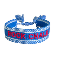 Embroidered Rock Chalk Bracelet