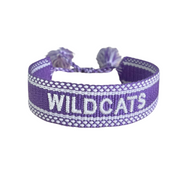 Embroidered Wildcats Bracelet