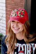Load image into Gallery viewer, KC Baseball Cap - Red Leopard
