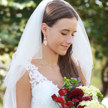 Load image into Gallery viewer, CZ Flower Cluster Earrings
