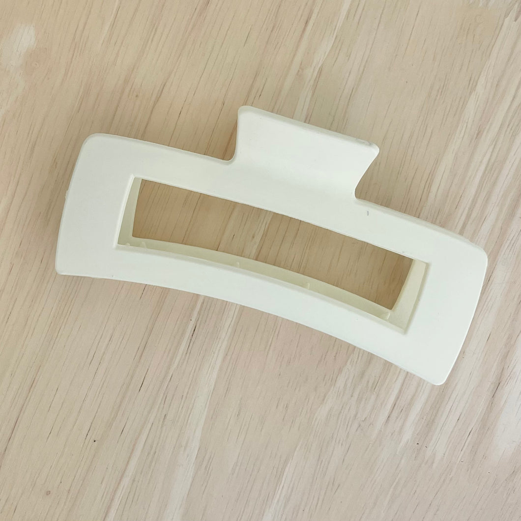 JUMBO Claw Clip - Ivory