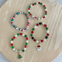 Load image into Gallery viewer, Christmas Charm Bracelet Stack
