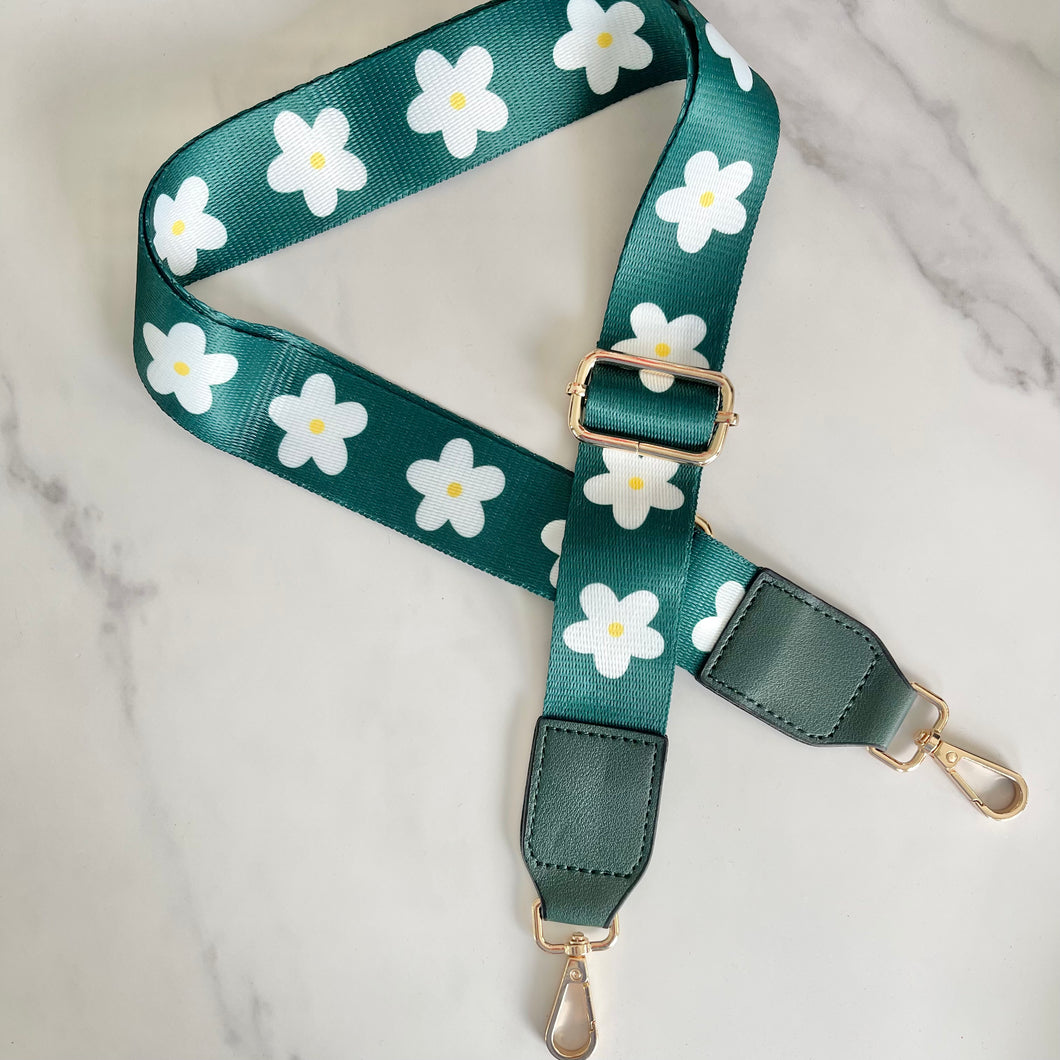 Daisy Bag Strap - Green