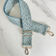 Trellis Bag Strap - Blue