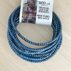 BEACH BANGLES- NAVY