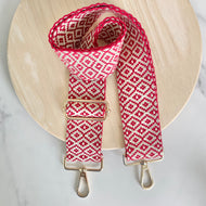 Trellis Bag Strap - Red